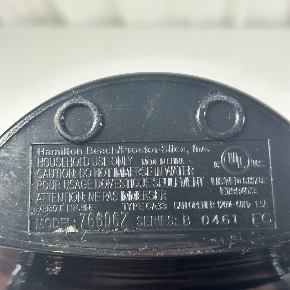 Hamilton Beach 76606Z Smooth Touch Electric Automatic Can Opener Tested, Works - Picture 2 of 6